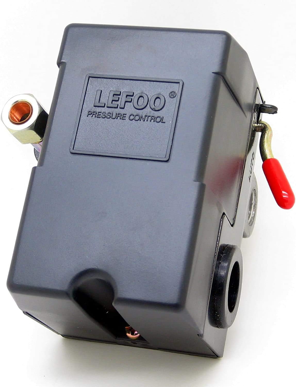 Lefoo Quality Air Compressor Pressure Switch Control 95-125 PSI 4 Port w/Unloader LF10-4H-1-NPT1/4-95-125: Home Improvement