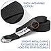 Yes4All Yoga Blocks and Strap Set – Yoga Foam Block 9x6x4 inch (Set of 2) and Yoga Strap with D-Ring – Yoga Blocks and Yoga Stretching Strap (Black)