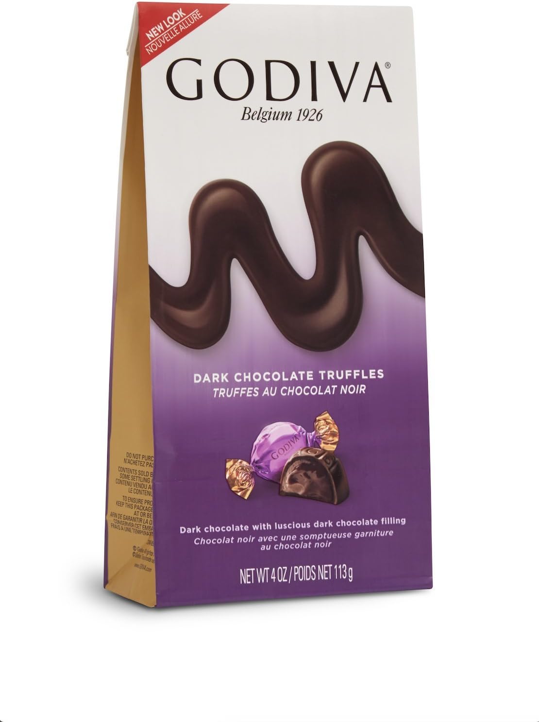 Godiva Chocolatier Dark Chocolate Truffles IWC, Small Bag Amazon.ca