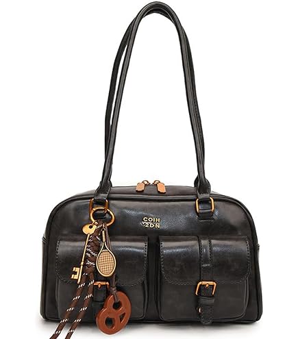 Amazon.com: Retro Y2K Shoulder Tote Bag for Women - Faux Leather