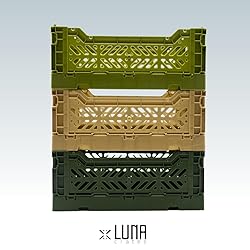 Collapsible Storage Box, Foldable Crate Organizer