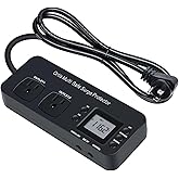 Ortis Double Outlet RV Appliance Surge Protector (Black)