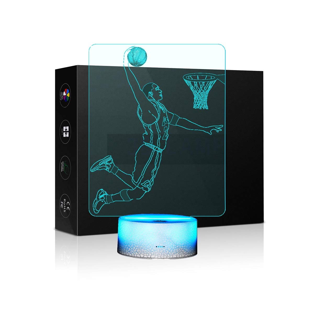 Best 3d desk lamp basketball