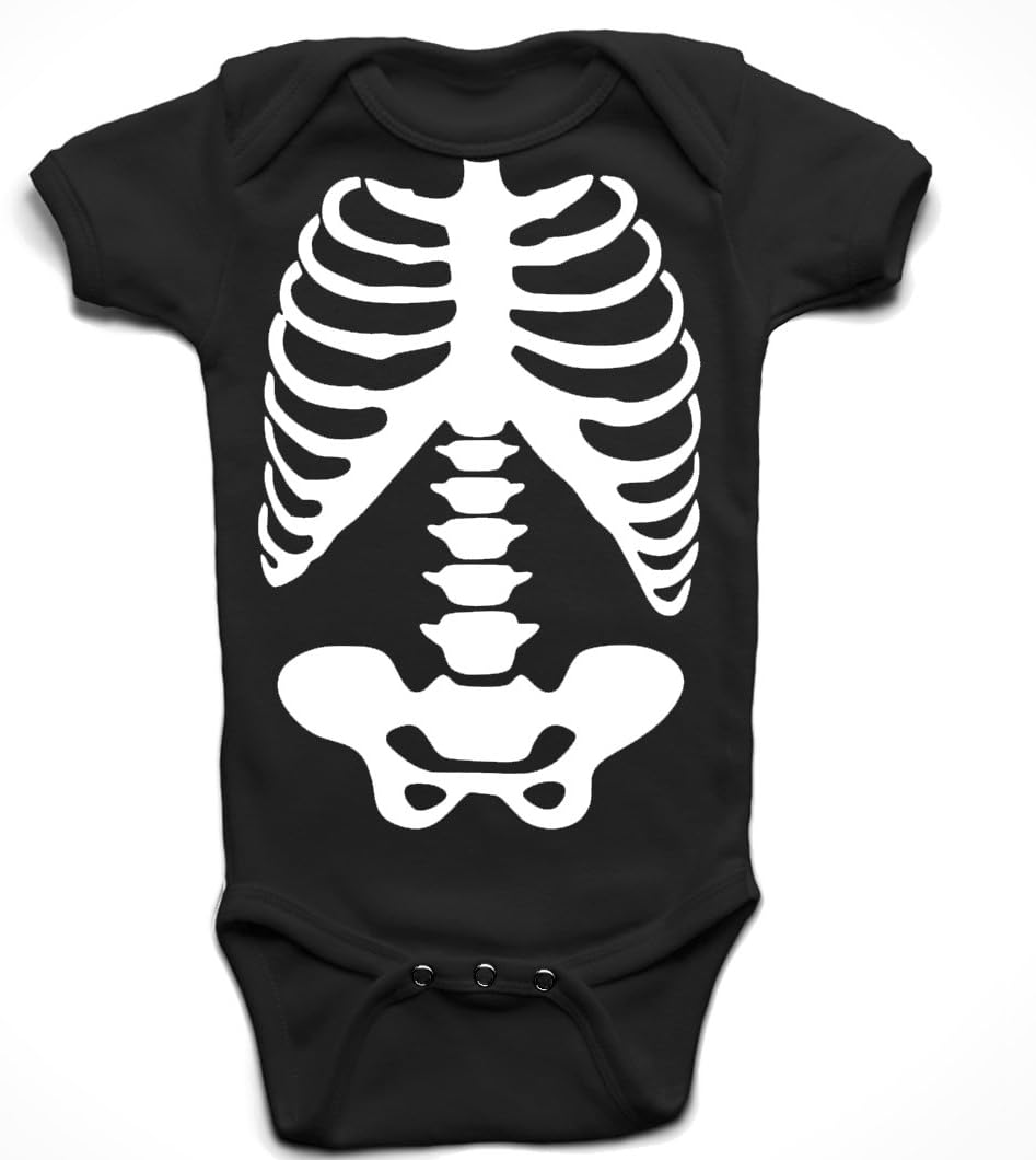 skeleton baby grow