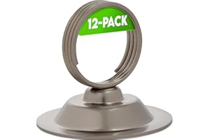 Gray Bunny 12 Pieces Metal Table Number Holders, 2 Inches Satin Place Card Holder, Table Number Stands, Table Sign Holders, Satin Table Card Holder Stand for Photos, Food Signs, Birthdays, Weddings