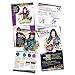 Make It Real - Disney Descendants Watercolor Small. Disney Inspired Water Coloring Book for Girls. Includes Evie Watercolor Sketchbook, Paint Brushes, Watercolor Paints, Stencils, Stickers, and More
