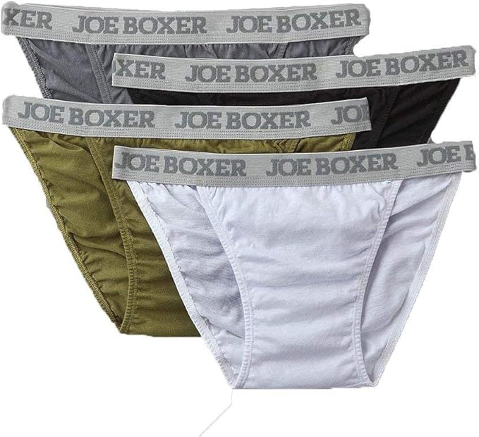 Joe Boxer Men's BikiniStyle Underwear 4 Pack Medium ( Amazon.ca