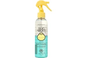 Sun Bum Heat Protector Spray - Leave In Hair Treatment Protects from Heat Styling and Frizz-Causing Humidity - Reduces Blow Dry Time - Vegan and Cruelty Free - UV Protecting - 6 oz