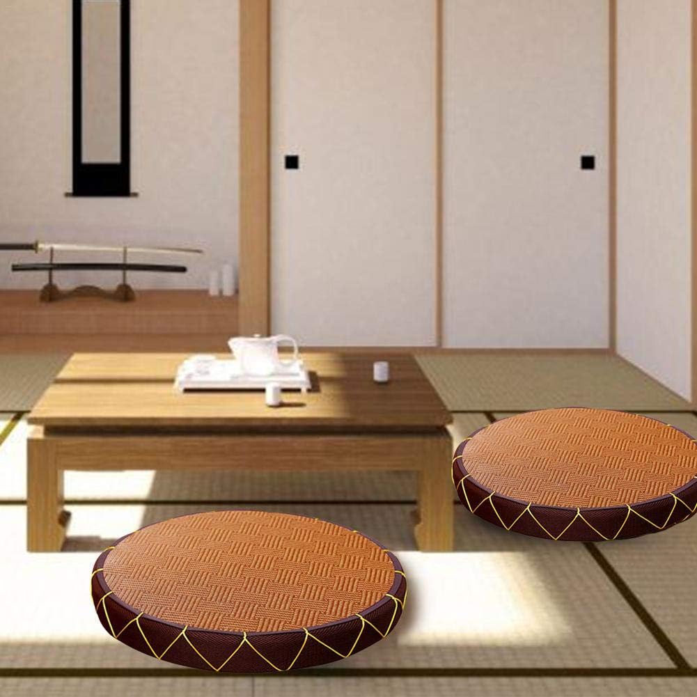 fancyU Japanese Floor Cushion, Breathable Tatami Cushion Japanese Style