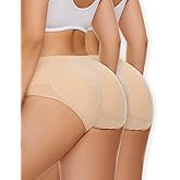 Zimi Collection Butt Lifter Panties Underwear for Women with Removable Pads Seamless Booty Pads Hip Enhancer Panty