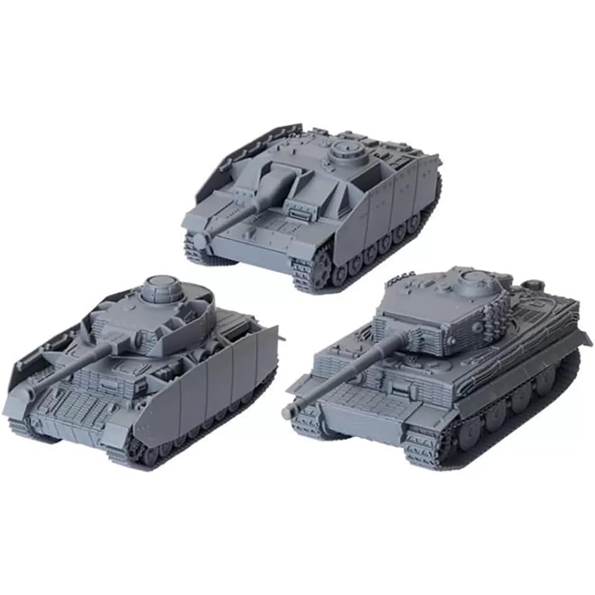 Gale Force Nine World of Tanks: German Tank Platoon Expansion - Panzer IV H, Tiger I, StuG III G - WOT Miniatures Game, War & Military, RPG Figures, Tabletop, WOT62