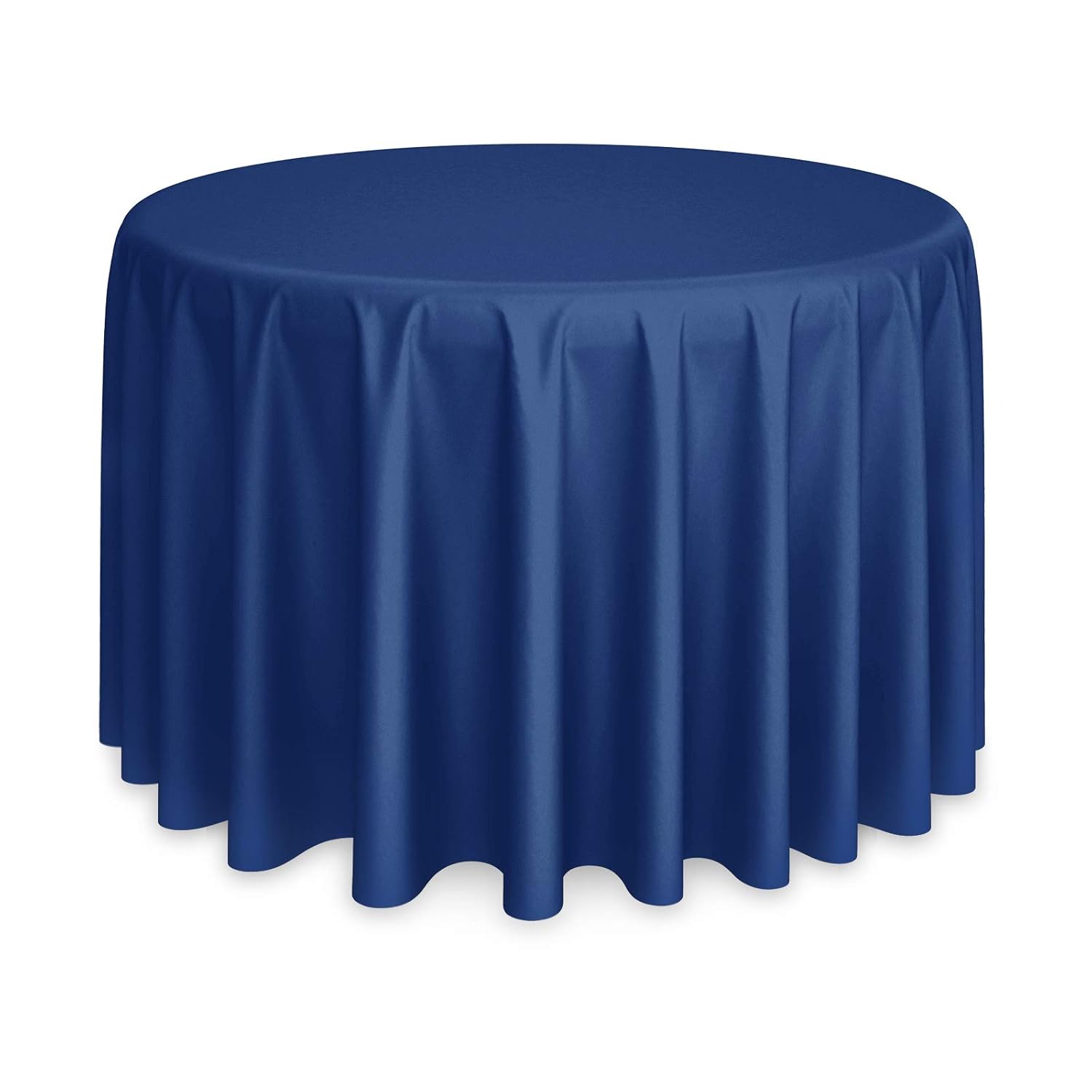 Best round table cloth royal blue