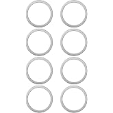 SG Store 8PCS RC Differential Shim Compatible with Armma 6s BLX Outer Diameter 16mm Inner Diameter 13mm Thickness 0.2mm RC Steel Diff Spacer RC Gear Spacer Shim Silver