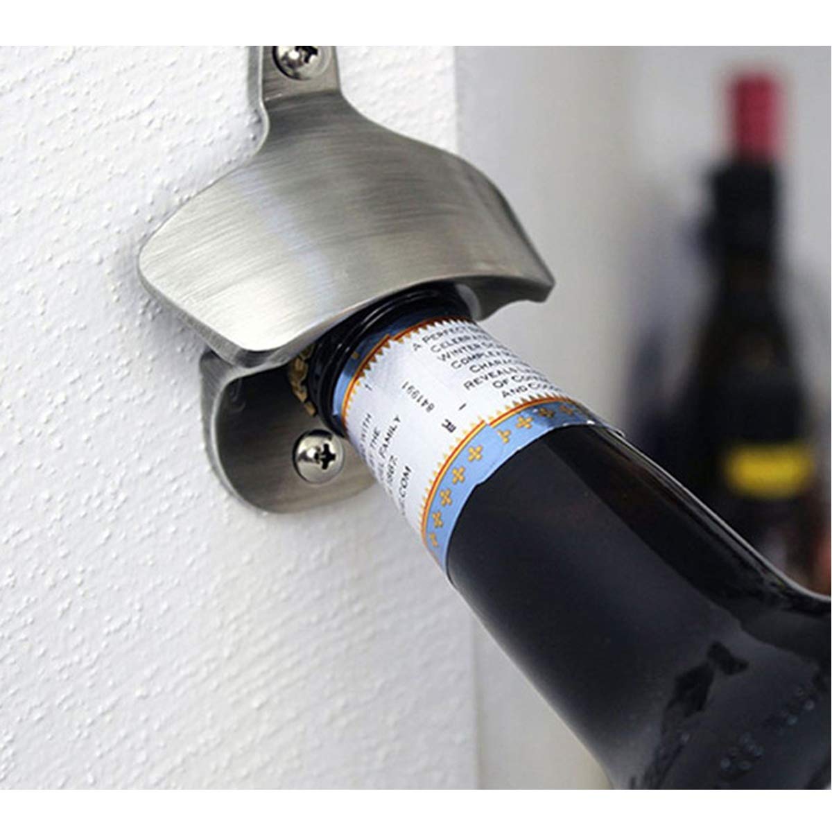 Барный крепеж бутылок на стену