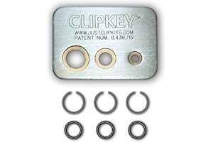 86770 JCCK503 Just Clips 1/2" Snap Rings & O-Rings for Cordless & air Impact Wrenches Including IR, CP & All Brands. Includes