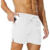 AIMPACT Mens Mesh Athletic Shorts Gym Athletic Workout Shorts for Men 5 Inch Running Shorts with Pocket