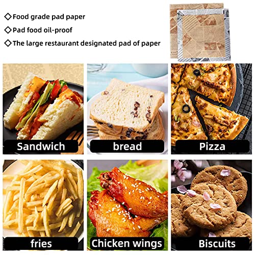120 Sheets Deli Paper Sandwich Waxed Wrap Paper Food Basket Liners