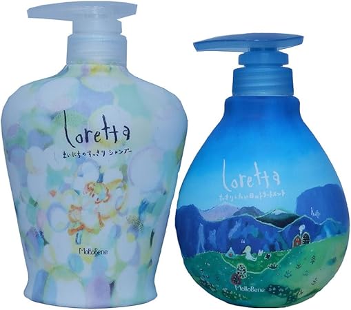 Amazon モルトベーネ ロレッタ まいにちのすっきりシャンプー600mlとすっきりしたい日のトリートメント500gのセット ロレッタ Loretta ビューティー 通販