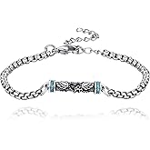 HKPATOP Urn Bracelet for Ashes 925 Sterling Silver Cremation Keepsake Urn Bracelet for Women Men