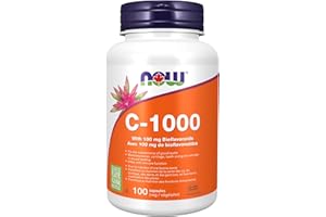 NOW Supplements, Vitamin C-1,000 with 100 mg of Bioflavonoids, Antioxidant Protection, 100 Veg Capsules