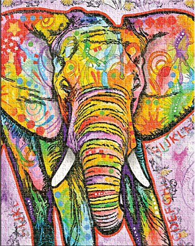 Aquarius Dean Russo Elephant 500 Piece Jigsaw Puzzle