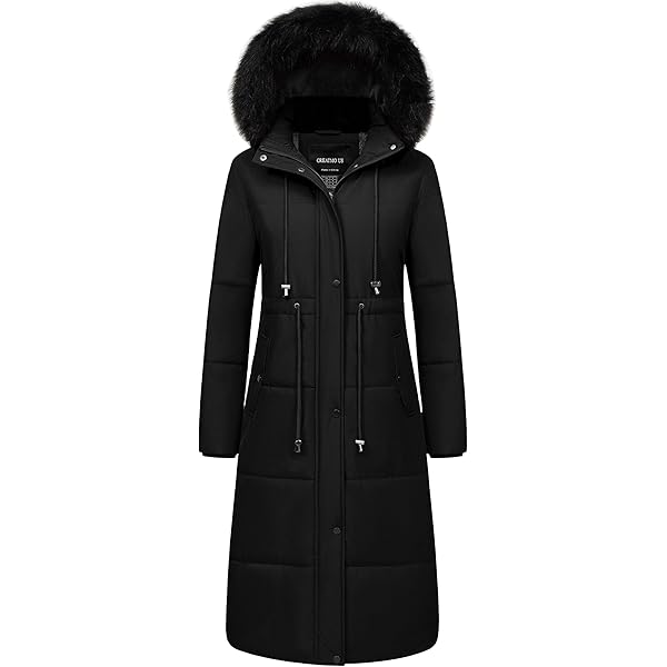 Amazon.com: MOERDENG Women's Waterproof Long Winter Coat Thickened