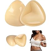 Sticky Bra Push Up Inserts, Double Sided Adhesive Breast Enhancer Pads for Bathing Suit Sports Bra