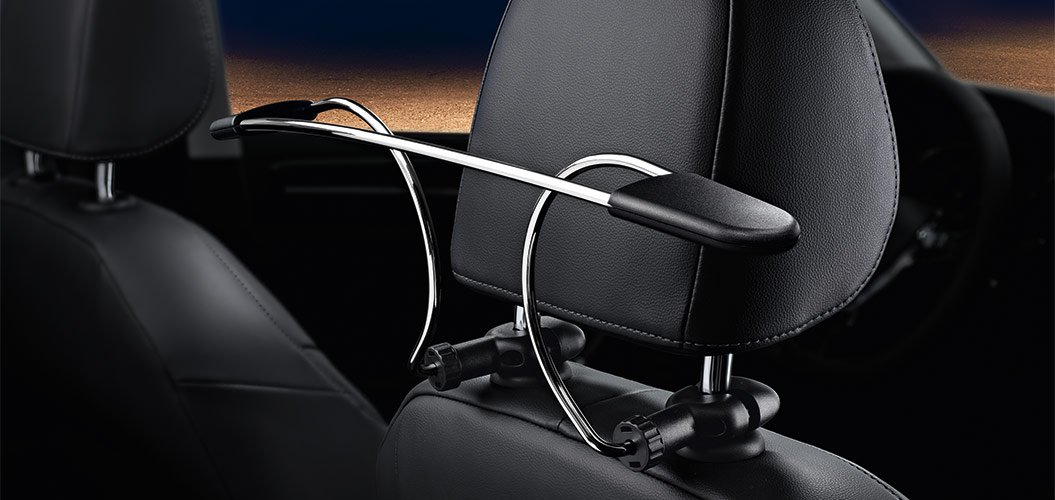 Volkswagen Genuine Clothes Hanger Silver Metal Car Coat Hanger Auto