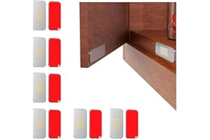 6 Pack Magnetic Door Catch, Ultra Thin Cabinet Door Magnets, Adhesive Door Magnet, Latch Easy to Install for Kitchen Cupboard