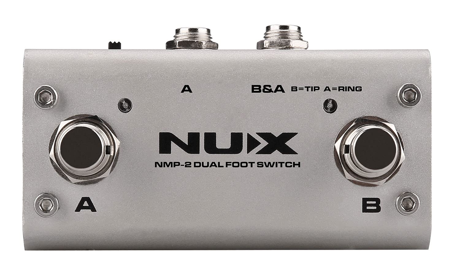 NUX NMP-2 Dual Foot Switch Controller for Guitar Effects & Amplifiers, 9Vdc, 200g