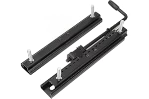 2PCS Seat Slider, Adjustable Seat Mounting Track Assembly Kit, Double Locking Seat Slide Rails Strong Strength Seat Sliding K