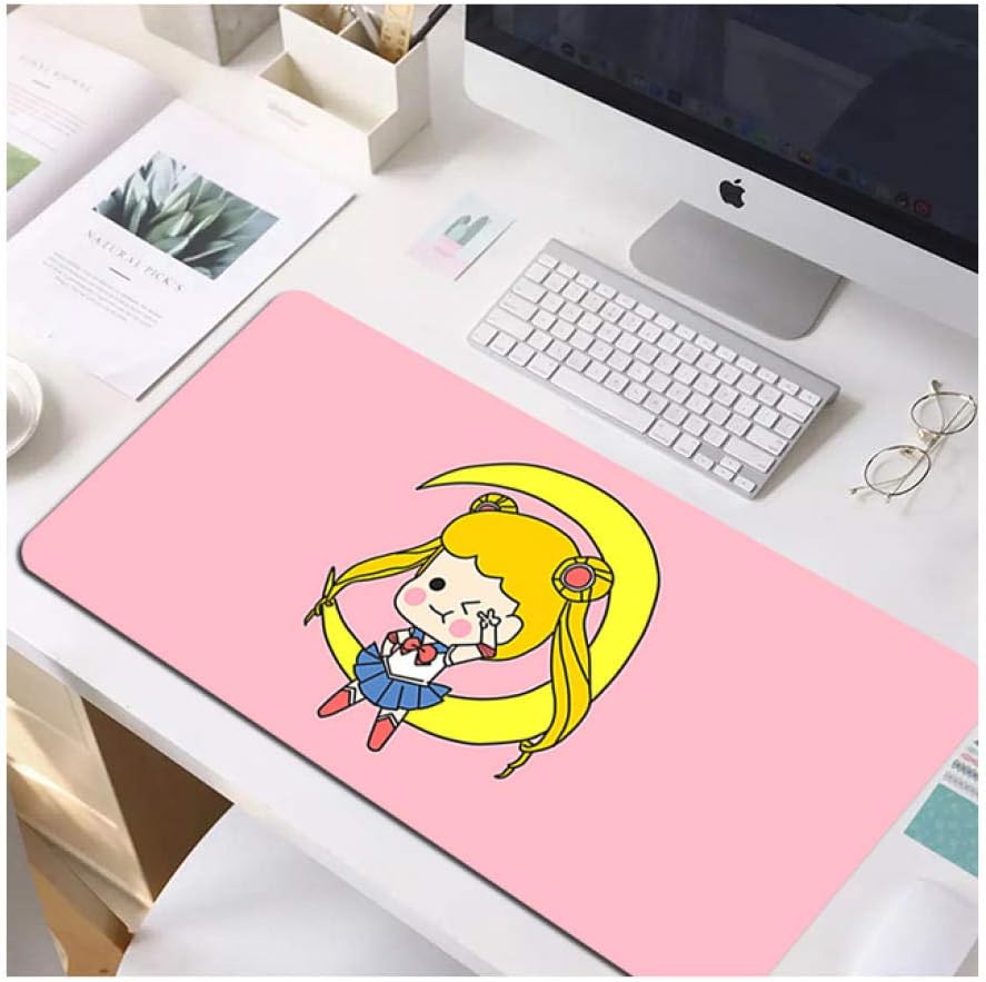 Mouse Pads Sailor Moon Game Mouse Pad Large 800X300Mm Large Size Comfortable Slip Laptop Office Mat Color A