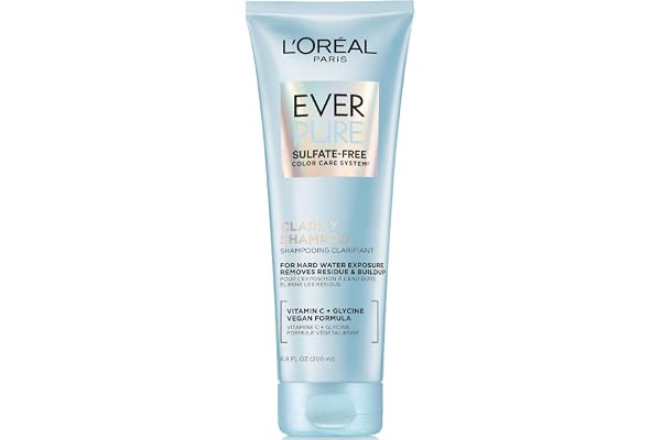 EverPure Sulfate-Free Clarify and Restore Clarifying, Vegan Shampoo for Hard Water Exposure and Build-Up, With Antioxydants,