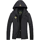 GIISAM Women's Waterproof Rain Jacket,Lightweight Windproof Full Zip Women's Packable Fall Raincoat Windbreaker with Hood