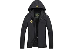 GIISAM Women's Waterproof Rain Jacket,Lightweight Windproof Full Zip Women's Packable Fall Raincoat Windbreaker with Hood