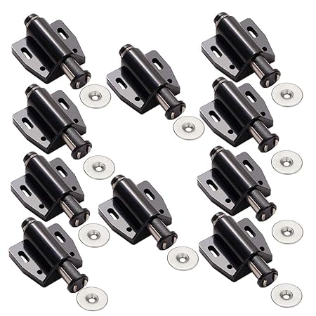 10 Pcs Magnetic Pressure Touch Release Catches Damper Cabinet