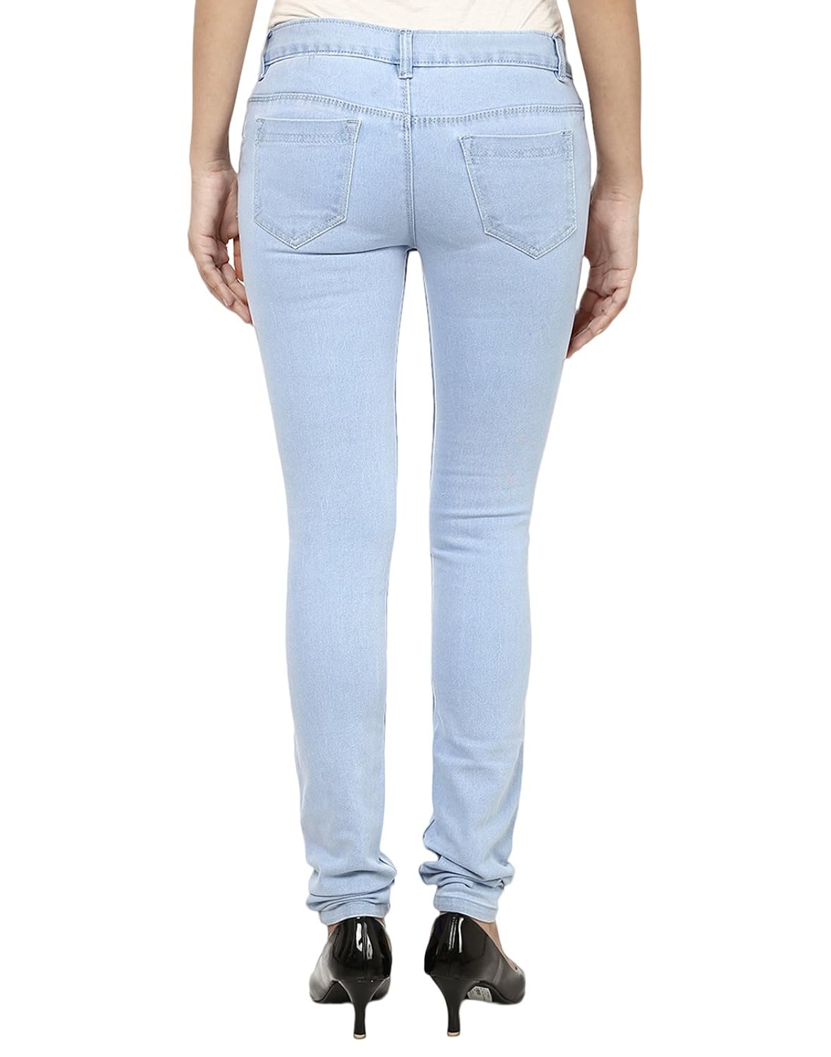 ico blue stor light blue casual denim for women
