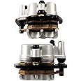 labwork Front Left and Right Brake Caliper Set with Pads Replacement for Yamaha Rhino 660 2004-2007 Rhino 700 2008-2013 Rhino 450 2006-2009 5B4-2580T-01-00 5B4-2580U-01-00 59300-05H00-999