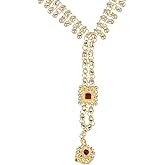 I Jewels Indian Wedding Bollywood Gold Plated Embellish With Kundan & Pearl Adjustable Haath Phool/Panja Bracelet for Women & s