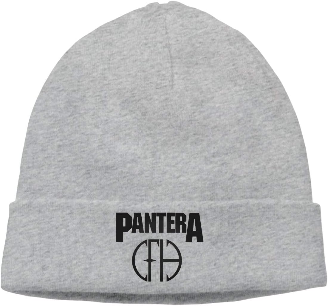 Salind Fashion Pantera-Logo-Sticker Warm Watch Hat Gray