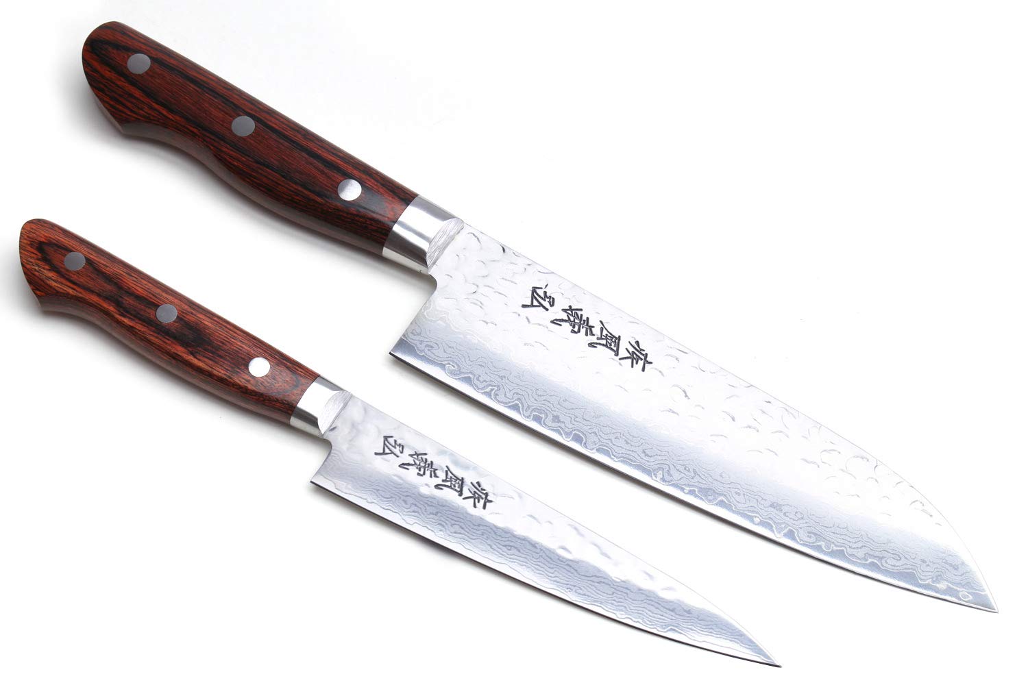 Yoshihiro VG10 Hammered Damascus Stainless Japanese Chefs Knife