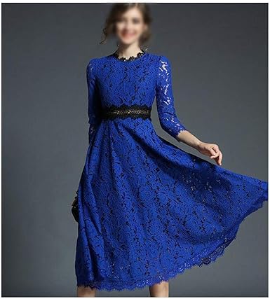 blue lace dress amazon