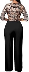 Yiershu Jumpsuits for Women Elegant Sparkly V-Neck