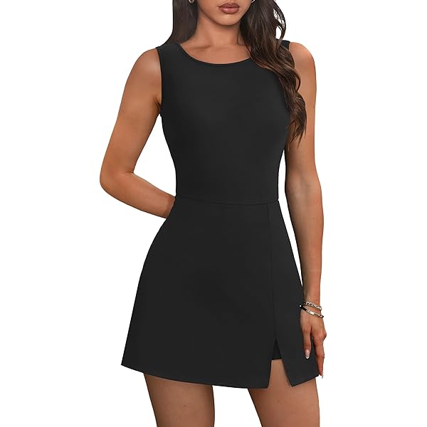 Amazon.com: OFEEFAN Little Black Dress Women Athletic Mini Tennis Golf  Bodycon Shorts Cute Active Summer Clothes Workout Skort Graduation Spring  Outfits XS : Clothing, Shoes & Jewelry