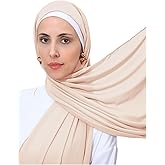 PeacePray Heavy Not Easily See Through Long Chiffon Hijab Scarf for Women, Amazing Smooth Muslim Head Scarves