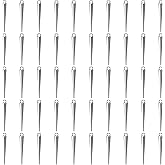 Apausvcm 50Pcs Conoid Charms, Stainless Steel Spike Charms Antique Silver Tibetan Vintage Style Goth Charm Pendants Bulk for Jewelry Making Charm Women DIY Necklaces Bracelets Crafts