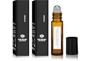Leixu Time Eraser Roller Ball Castor Oil, Castor Oil Frankincense Rollerball, Time Eraser Rollerball for Eyes, Bags Under Eyes, Rollerball Castor Oil (2PCS)