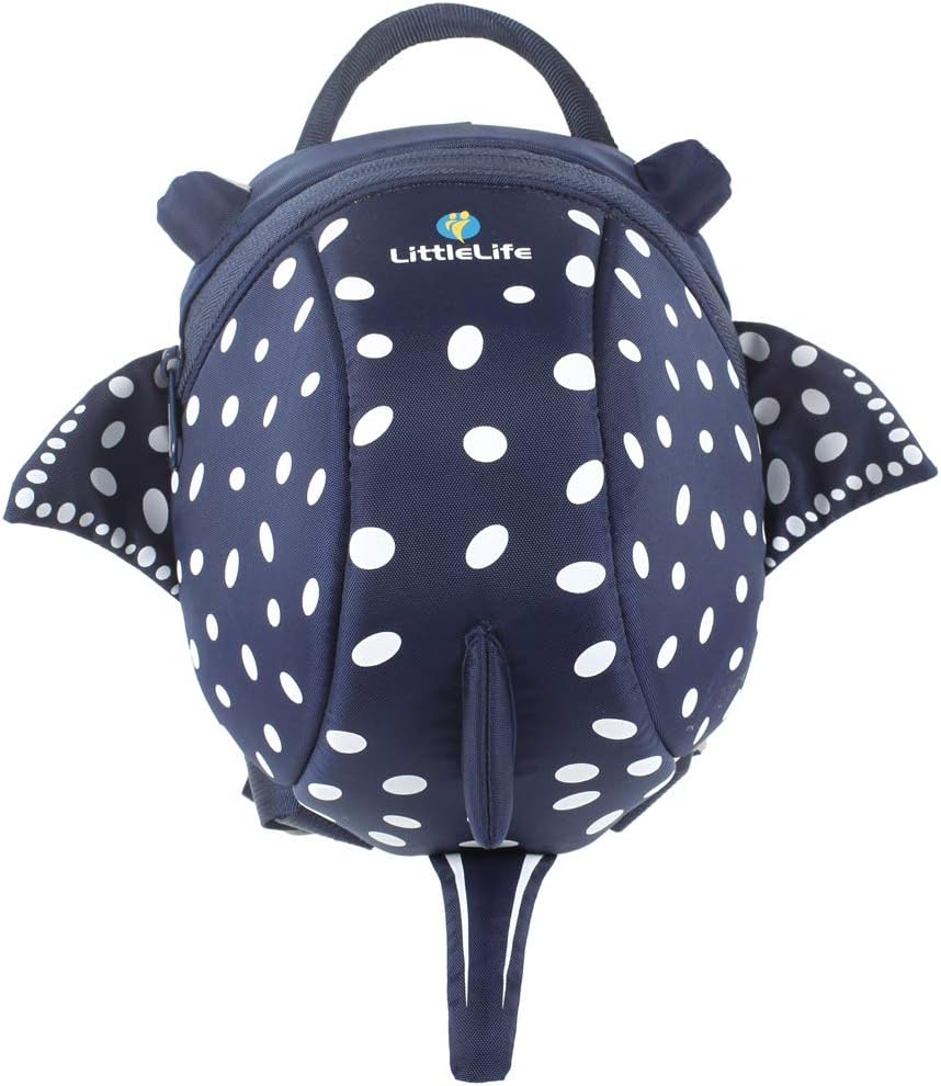 LittleLife Animal Toddler Backpack With Safety Rein, Stingray, Blue - Image 3