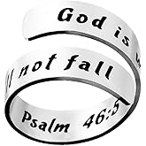 omodofo Christian Necklace Bible Verse Cross Pendant Prayer Charm Necklace Faith Religious Jewelry for Women