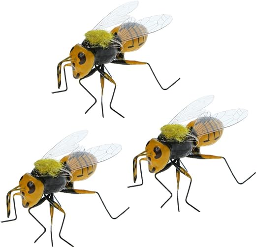 FLAMEER Conjunto De 3 Abejas Silvestres Magnéticas, Estatuas De ...